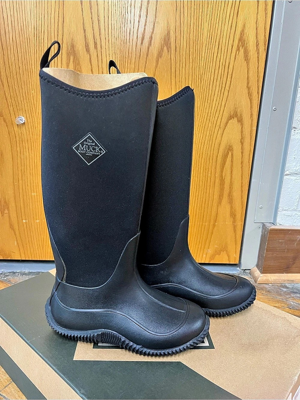 Muck Boot Hale Solid Outdoor Multi-Season Boot Black US 5 NWT